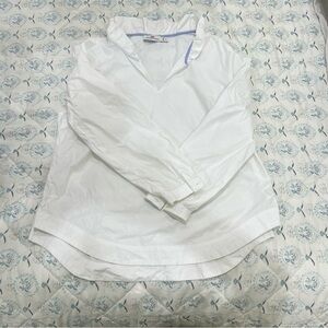 Vineyard Vines White Ruffle Collar Shirt